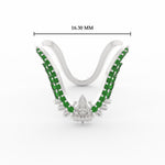 Load image into Gallery viewer, Lakshmi Design Traditional Diamond Vanki Ring