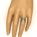 Load image into Gallery viewer, Lakshmi Design Traditional Diamond Vanki Ring