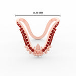 Load image into Gallery viewer, Lakshmi Design Traditional Diamond Vanki Ring