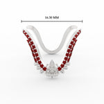 Load image into Gallery viewer, Lakshmi Design Traditional Diamond Vanki Ring