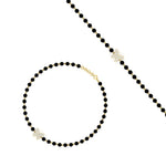 Load image into Gallery viewer, Diamond Butterfly Black Beaded Baby Bracelet (1Pc)