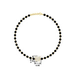 Load image into Gallery viewer, Diamond Butterfly Black Beaded Baby Bracelet (1Pc)