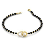 Load image into Gallery viewer, Charming Double Circle Black Beads Baby Bracelet (1Pc)