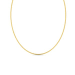 Load image into Gallery viewer, 14K Yellow Gold 2.4mm Lite Round Wheat Chain for Men and Women