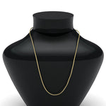 Load image into Gallery viewer, 14K Yellow Gold 2.4mm Lite Round Wheat Chain for Men and Women