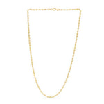 Load image into Gallery viewer, 14K Yellow Gold 3mm Silk Rope Chain for Men and Women