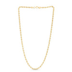 Load image into Gallery viewer, 3.7mm 14K Silky Gold Rope Chain Necklace