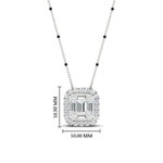 Load image into Gallery viewer, Round-Baguette-Modern-3-spaced-out-black-beads-Mangalsutra-in-white-gold-mgs10839angle1-nl-wg-hw.jpg?v=1767873992