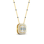Load image into Gallery viewer, Round-Baguette-Modern-3-spaced-out-black-beads-Mangalsutra-in-yellow-gold-mgs10839angle3-nl-yg.jpg?v=1767873992