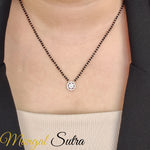 Load image into Gallery viewer, RoundClusterModernMangalsutraIn14KRoseGold-MGS10786-1.jpg?v=1767873779