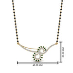 Load image into Gallery viewer, Beautiful Black Beads Mangalsutra Chain