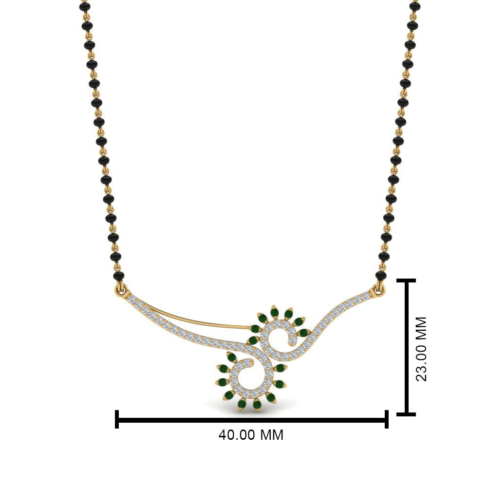 Beautiful Black Beads Mangalsutra Chain