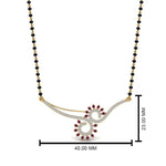 Load image into Gallery viewer, Beautiful Black Beads Mangalsutra Chain