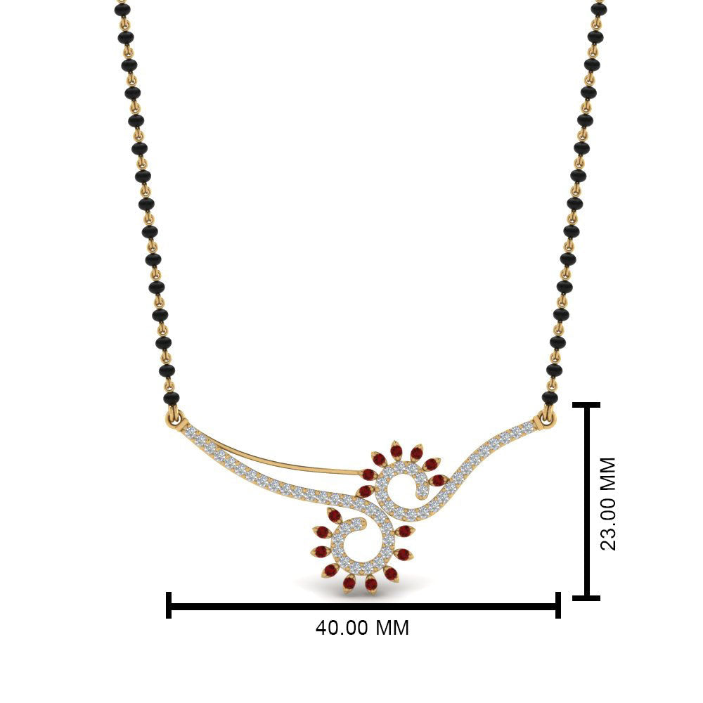 Beautiful Black Beads Mangalsutra Chain