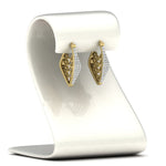Load image into Gallery viewer, Beautiful Diamond Hoop Earrings With Chains
