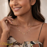 Load image into Gallery viewer, bezel-set-modern-spaced-station-chain-mangalsutra-in-yellow-gold-mgs11683angle1-nl-yg-fancy