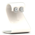Load image into Gallery viewer, Diamond And Gold Impon Stud Earring