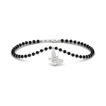 Load image into Gallery viewer, Butterfly Diamond Mangalsutra Chain Bracelet