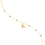 Load image into Gallery viewer, Butterfly Diamond Mangalsutra Chain Bracelet