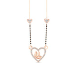 Load image into Gallery viewer, Butterfly Heart Cute Diamond Mangalsutra