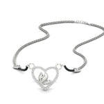Load image into Gallery viewer, Butterfly Heart Cute Diamond Mangalsutra
