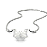 Load image into Gallery viewer, Butterfly Modern Love Diamond Necklace Mangalsutra