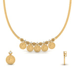 Load image into Gallery viewer, Christina Coin Pattern South Indian Necklace