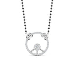 Load image into Gallery viewer, Circle Diamond Mangalsutra Pendant