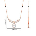 Load image into Gallery viewer, Classic Delicate Diamond Mangalsutra