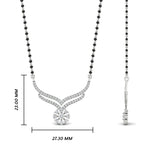 Load image into Gallery viewer, Classic Delicate Diamond Mangalsutra