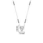 Load image into Gallery viewer, classic-heart-cut-diamond-mangalsutra-necklace-in-white-gold-mgs11601htangle1-nl-wg-hw