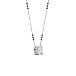 Load image into Gallery viewer, classic-round-cut-diamond-mangalsutra-necklace-in-white-gold-mgs11601roangle3-nl-wg