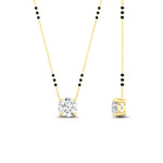Load image into Gallery viewer, classic-round-cut-diamond-mangalsutra-necklace-in-yellow-gold-mgs11601roangle2-nl-yg
