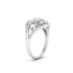 Load image into Gallery viewer, Cluster Set Open Real Diamond Ring