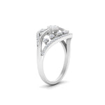 Load image into Gallery viewer, Cluster Set Open Real Diamond Ring
