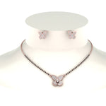 Load image into Gallery viewer, Cute Butterfly Mangalsutra And Earring Set