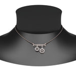 Load image into Gallery viewer, Cute Circle Diamond Mangalsutra