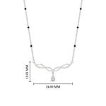 Load image into Gallery viewer, cutest-daily-wear-3-black-beads-spaced-out-mangalsutra-in-white-gold-mgs11159angle1-nl-wg-hw