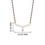 Load image into Gallery viewer, Cutest Daily Wear Diamond Mangalsutra