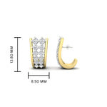 Load image into Gallery viewer, Daily Wear Diamond Bali Earrings