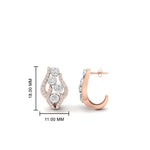 Load image into Gallery viewer, Daily Wear Diamond Indian Style Huggies