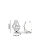 Load image into Gallery viewer, Daily Wear Diamond Indian Style Huggies