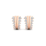 Load image into Gallery viewer, Daily Wear Diamond J Hoops Earrings
