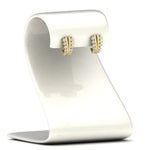 Load image into Gallery viewer, Daily Wear Diamond J Hoops Earrings