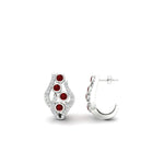 Load image into Gallery viewer, Daily Wear Diamond Indian Style Huggies