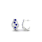 Load image into Gallery viewer, Daily Wear Diamond Indian Style Huggies