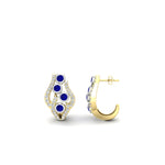 Load image into Gallery viewer, Daily Wear Diamond Indian Style Huggies