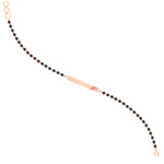 Load image into Gallery viewer, Dainty Gold Bar Men's Mangalsutra Bracelet