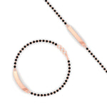 Load image into Gallery viewer, Dainty Gold Bar Men's Mangalsutra Bracelet