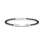 Load image into Gallery viewer, Dainty Gold Bar Men's Mangalsutra Bracelet